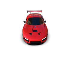 realista deporte coche aislado en antecedentes. 3d representación - ilustración png