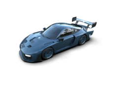 realista deporte coche aislado en antecedentes. 3d representación - ilustración png