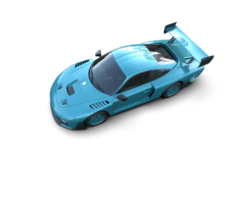 realista deporte coche aislado en antecedentes. 3d representación - ilustración png