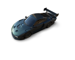 realista deporte coche aislado en antecedentes. 3d representación - ilustración png