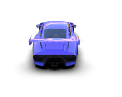 realista deporte coche aislado en antecedentes. 3d representación - ilustración png