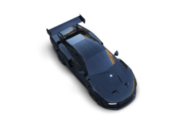 realista deporte coche aislado en antecedentes. 3d representación - ilustración png