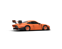 realista deporte coche aislado en antecedentes. 3d representación - ilustración png