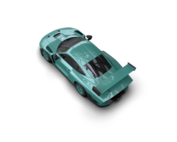 realista deporte coche aislado en antecedentes. 3d representación - ilustración png