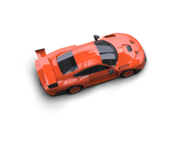 realista deporte coche aislado en antecedentes. 3d representación - ilustración png