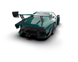realista deporte coche aislado en antecedentes. 3d representación - ilustración png