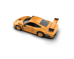 realista deporte coche aislado en antecedentes. 3d representación - ilustración png