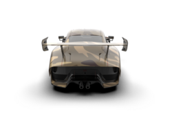 realista deporte coche aislado en antecedentes. 3d representación - ilustración png