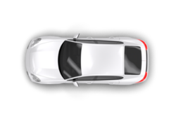 realista deporte coche aislado en antecedentes. 3d representación - ilustración png