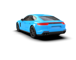 realista deporte coche aislado en antecedentes. 3d representación - ilustración png