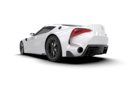 realista esporte carro isolado em fundo. 3d Renderização - ilustração png