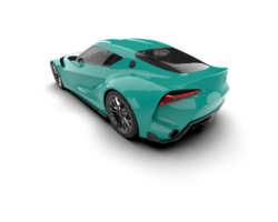 realista esporte carro isolado em fundo. 3d Renderização - ilustração png
