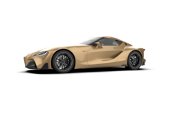 realista esporte carro isolado em fundo. 3d Renderização - ilustração png