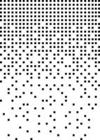 Halftone black and white rectangle geometric background texture vector