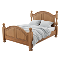 une lit isolé dans un image avec haute résolution png