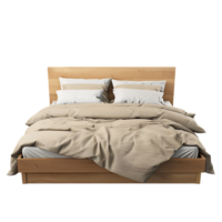 A bed isolated in an image with high resolution png