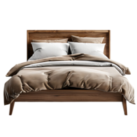 une lit isolé dans un image avec haute résolution png