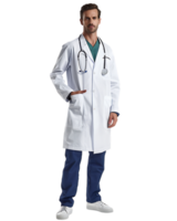 A physician stands alone high-resolution image capturing intricate details png