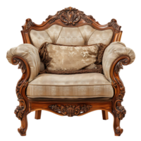 A single Sofa chair alone epitomizes simplicity and functionality in a high-resolution image png