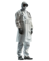 A physician stands alone high-resolution image capturing intricate details png