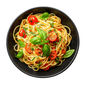 espaguete massa todos de em si em uma transparente fundo png