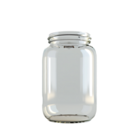 Empty jar free mockup png