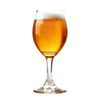 Isolated beer glass design against transparent background png
