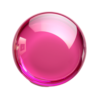 Support manager luxurious glossy pink round button abstract png