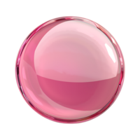 Support manager luxurious glossy pink round button abstract png