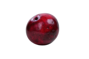 The solitary cranberry sits poised its vibrant hue accentuated in high definition png
