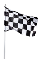A racing flag isolated against a transparent background png