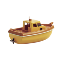 Yellow Toy Tugboat png