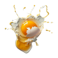 Egg with Shell on Transparent Background png