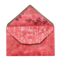 Chinese Envelop on Transparent Background png