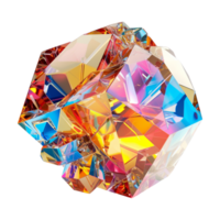 Gemstone Crystal on Transparent Background png