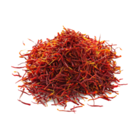 Stack of Red Saffron on Transparent Background png