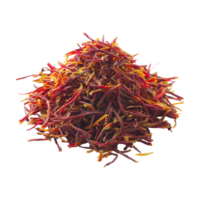 Stack of Red Saffron on Transparent Background png