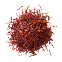 Stack of Red Saffron on Transparent Background png