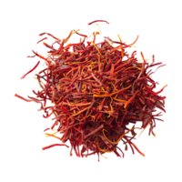 Stack of Red Saffron on Transparent Background png
