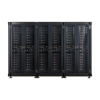 Server Rack in Data Center on Transparent Background png