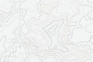 Modern abstract topographic background featuring smooth contours and detailed trail markings, ideal for projects related to hiking, geography, and landscape design vector