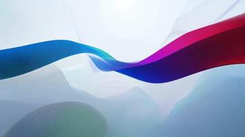 Abstract shapes and colors moving fluidly to represent the dynamic nature of business innovation. video