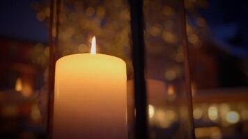 Imagine an evening lit by serene candlelight, creating a soft glow and a warm atmosphere video