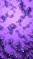 Abstract pulsating waves of soft pink matte material. Design. Purple terrain with 3d noise, seamless loop. video