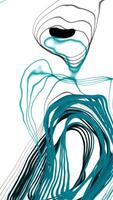 White and black background. Design. Bright blots in 3D format that blur and create various patterns. video