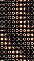 Orange and green mosaic.Design. Bright moving and color- changing circles that are highlighted in different colors . video