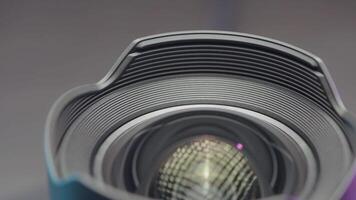 A new lens for shooting . Action .A new lens for the camera that zooms in and out when the mode is on. video
