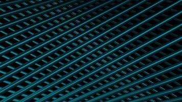 Black background.Motion. Bright lines in three D format that move in abstraction along the footage . video