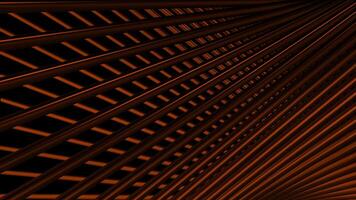 Abstract red striped background, metal grid, seamless loop. Motion. Dark red lattice stripes flowing on a black background. video