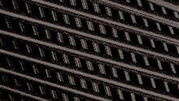 Black background.Motion. Dark lines in 3D format that create patterns and are drawn from all angles. video